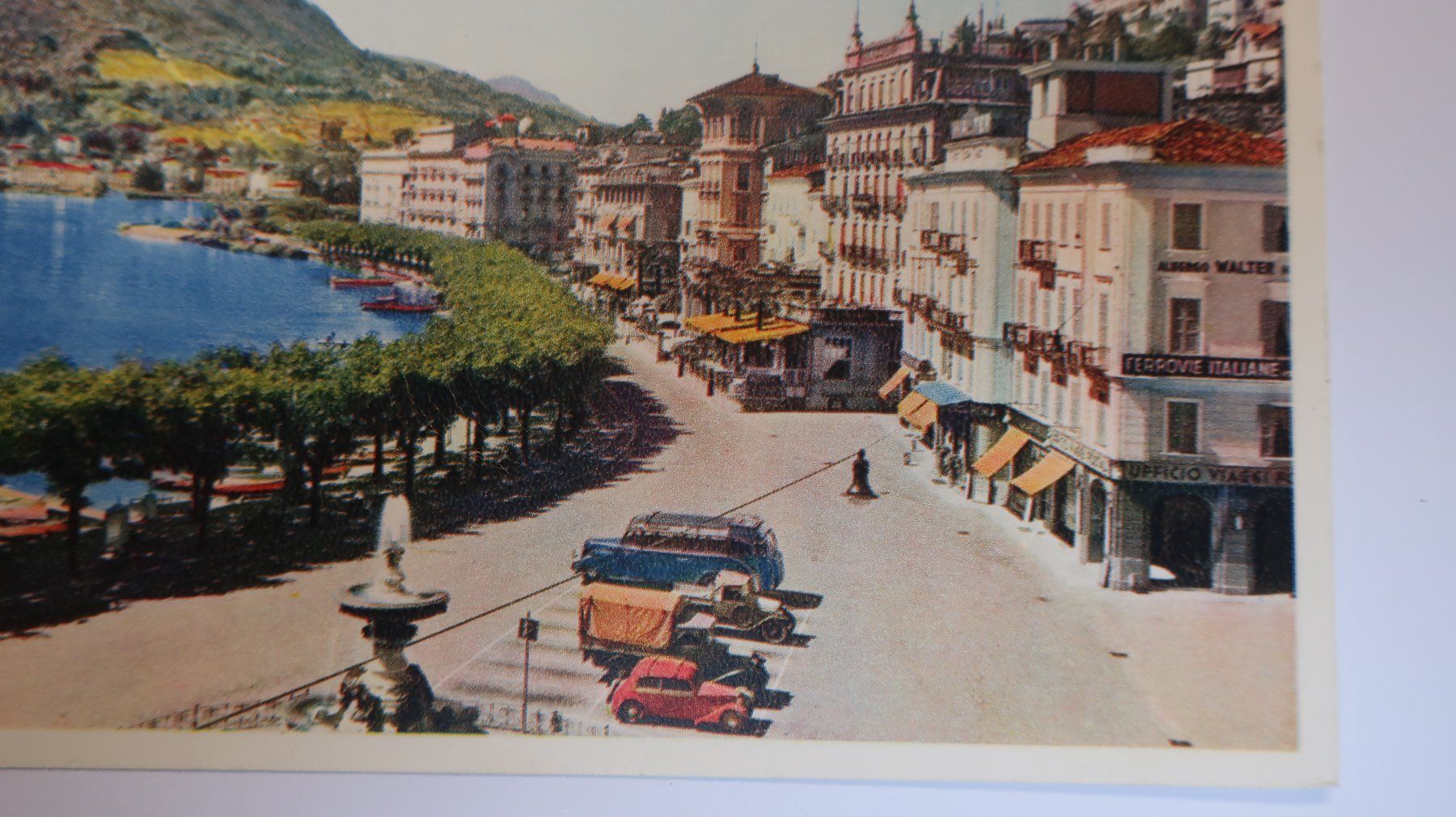 Ansichtskarten: Lugano Il Quai 1957 – Gebraucht aus Cormoret von Pascalll2001 1