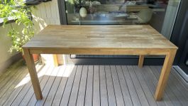 Esstisch ausziehbar Holz geölt gebrauchter Zustand