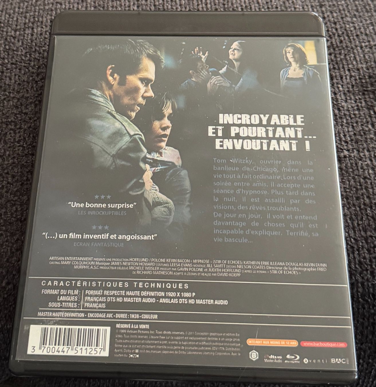 Tous les DVDs: Hypnose (1999) - Blu-ray – D'occasion à Semsales par __Florian__ 3