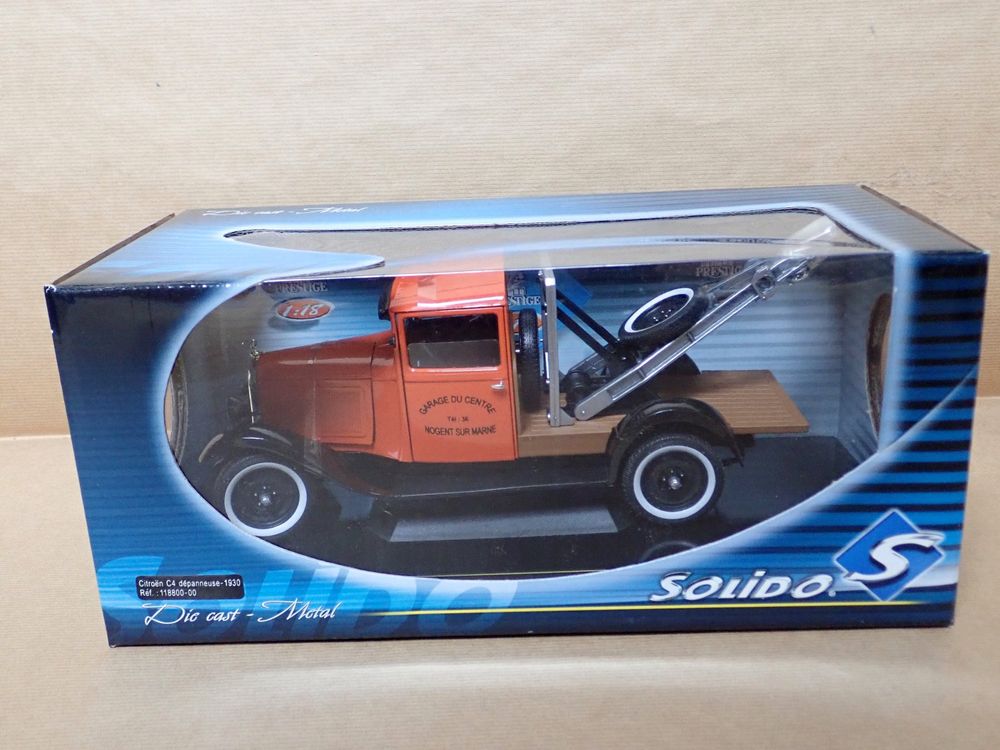 MINIATURE CITROËN C4 Fourgon 1930 Solido 1:18 Neuf EUR 22,00 - FR