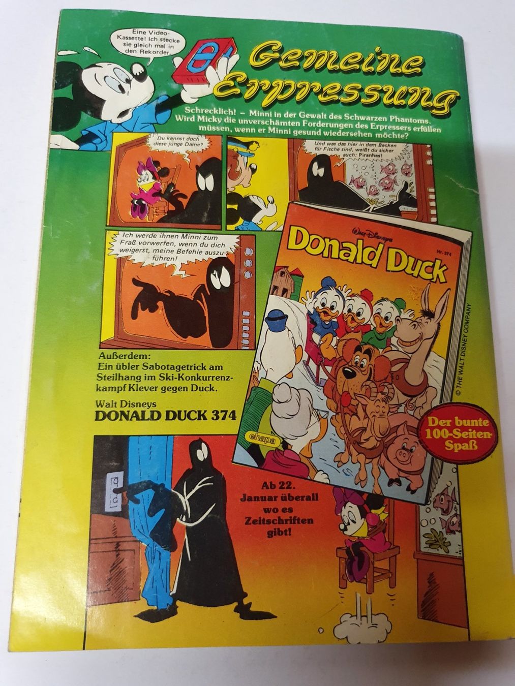 Fumetti: Donald Duck Nr. 373 / Disney 1986 – Usato da Oberdorf BL venduto da BaldenEagle 3