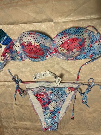 Tezenis bikini con brillantini S/M-nuovo👌per vacanze