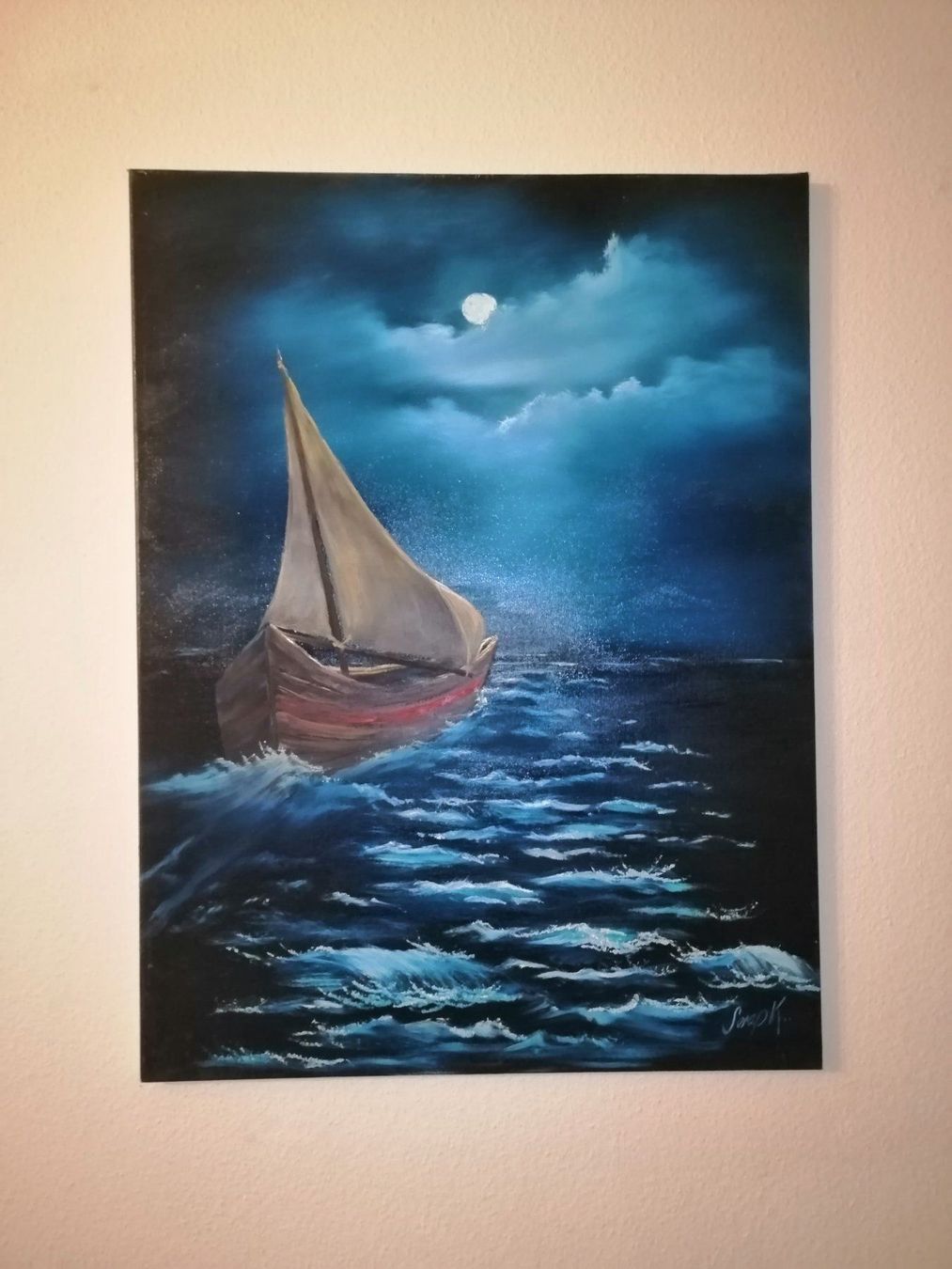 Gemälde: Ölbild auf Leinwand, signiert. – Neu und originalverpackt aus Ostermundigen von LorisHome 2
