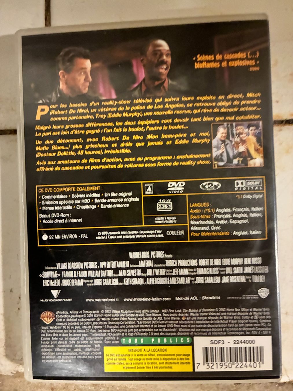 Alle DVDs: Showtime (2002, DVD, Robert De Niro, Eddie Murphy) – Gebraucht aus Vevey von zecollector 1