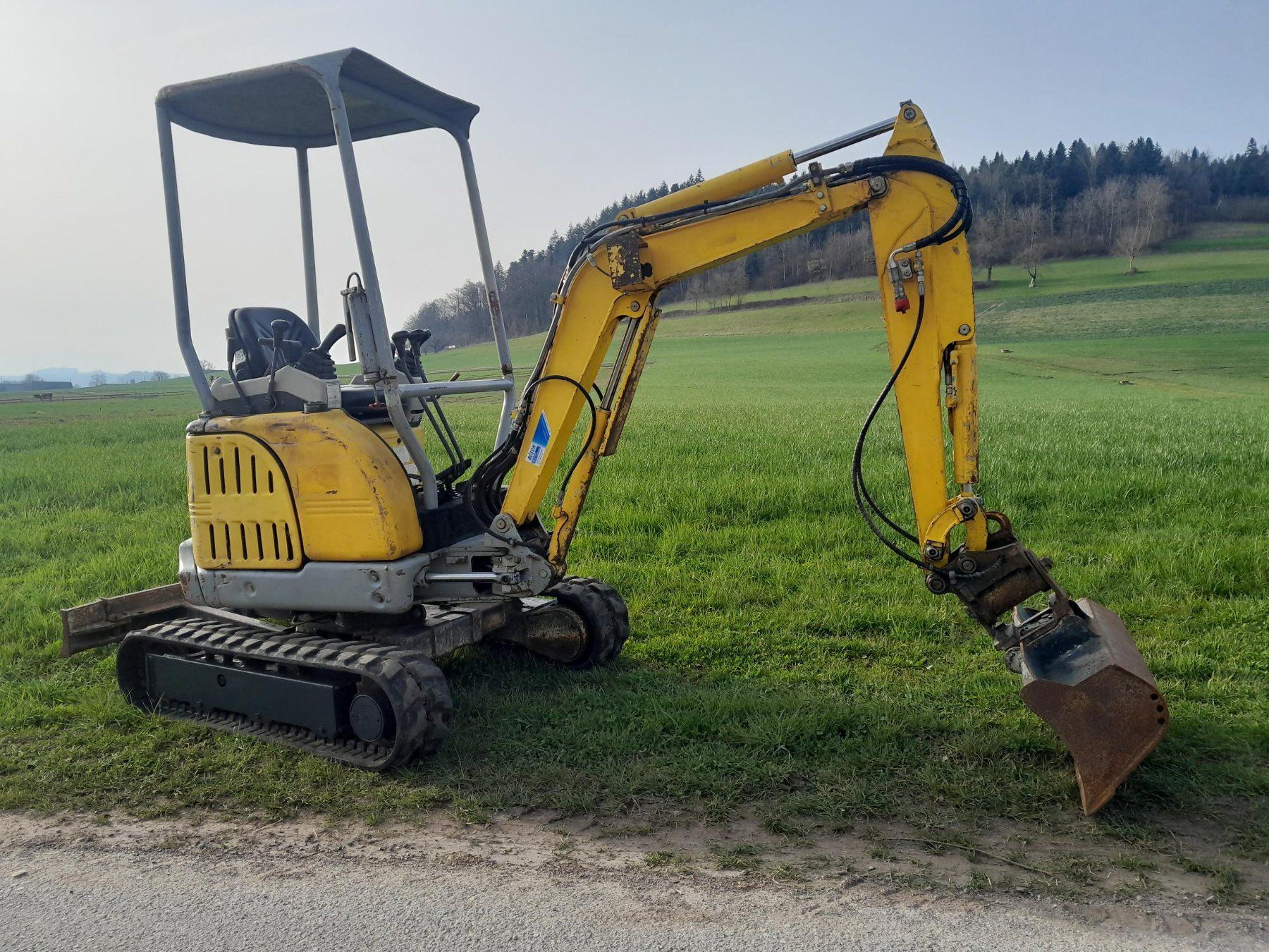 Escavatori: Menzi 1.7t Bagger zu verkaufen – Usato da Grosswangen venduto da claas-jaguar 1
