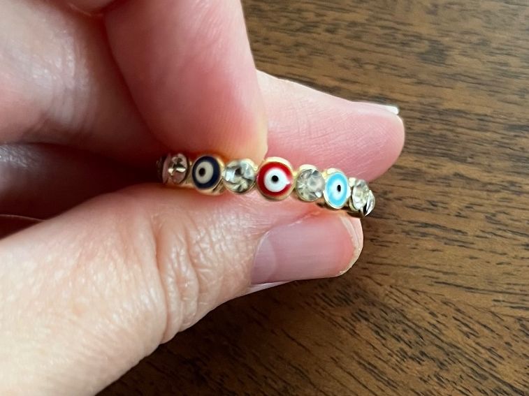 Anelli: Ring Evil Eye, Glücksbringer – Nuovo e nell'imballaggio originale da Gams venduto da Mariawicca 2
