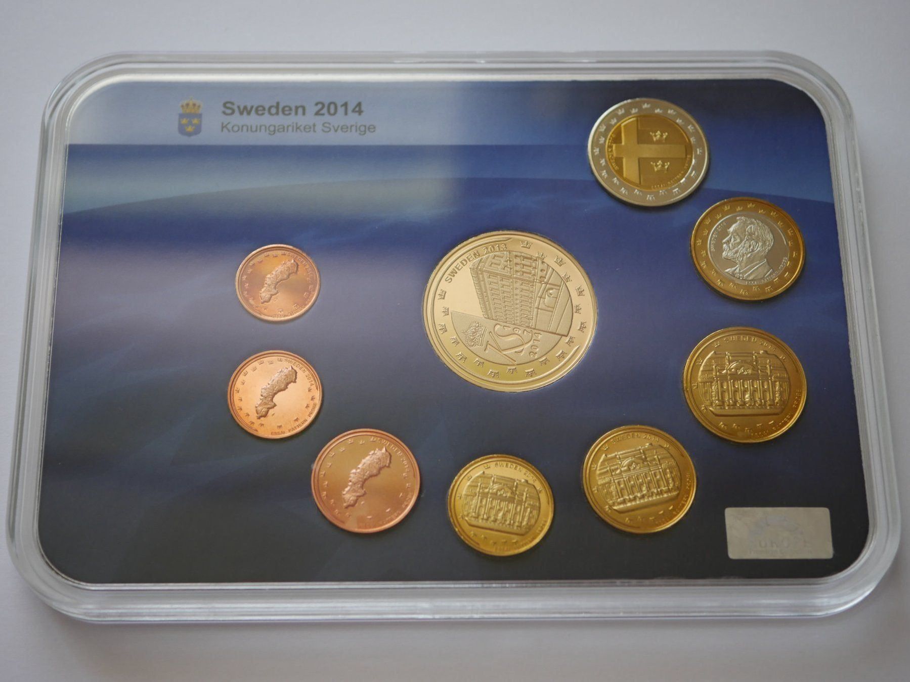 Tutti le monete: Europrobe Schweden 2014 Premium ***TOP*** – Nuovo e nell'imballaggio originale da Kreuzlingen venduto da Samson01
