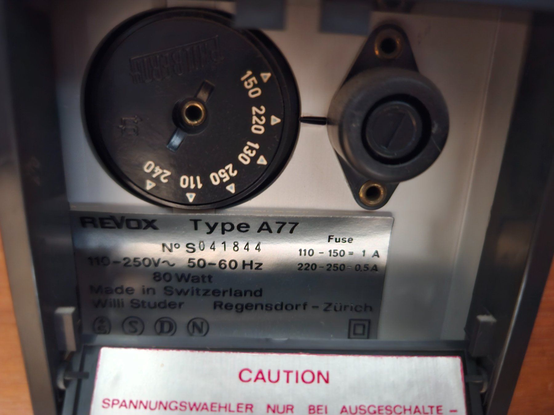 Revox Bandmaschinen: Revox A77 – Gebraucht aus Hausen am Albis von m.mue13 3