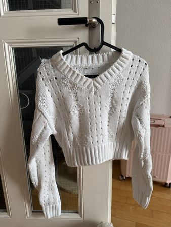 Prada Cropped Knit White