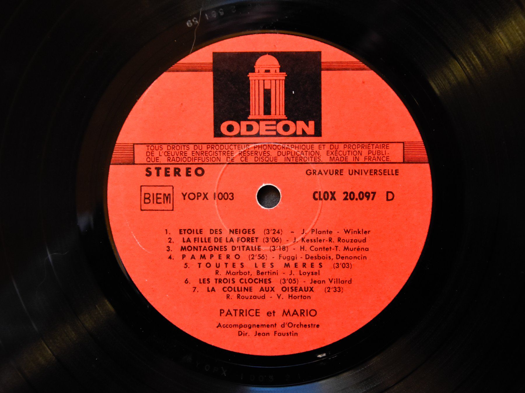 Dischi in vinile: Patrice et Mario – Usato da Belmont-sur-Yverdon venduto da ag97 2