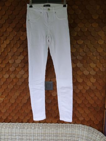 Uni weisse Jeggings von Chicorée Gr. XXS - 240803