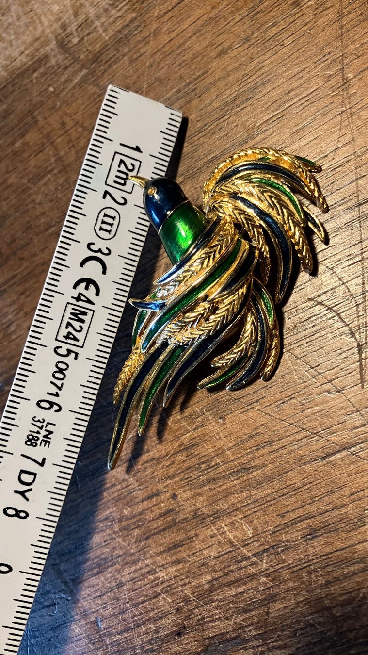 Spille & Fermagli: broche vintage oiseau Voegel Brosche – Usato da St-Cierges venduto da LeRegain 2