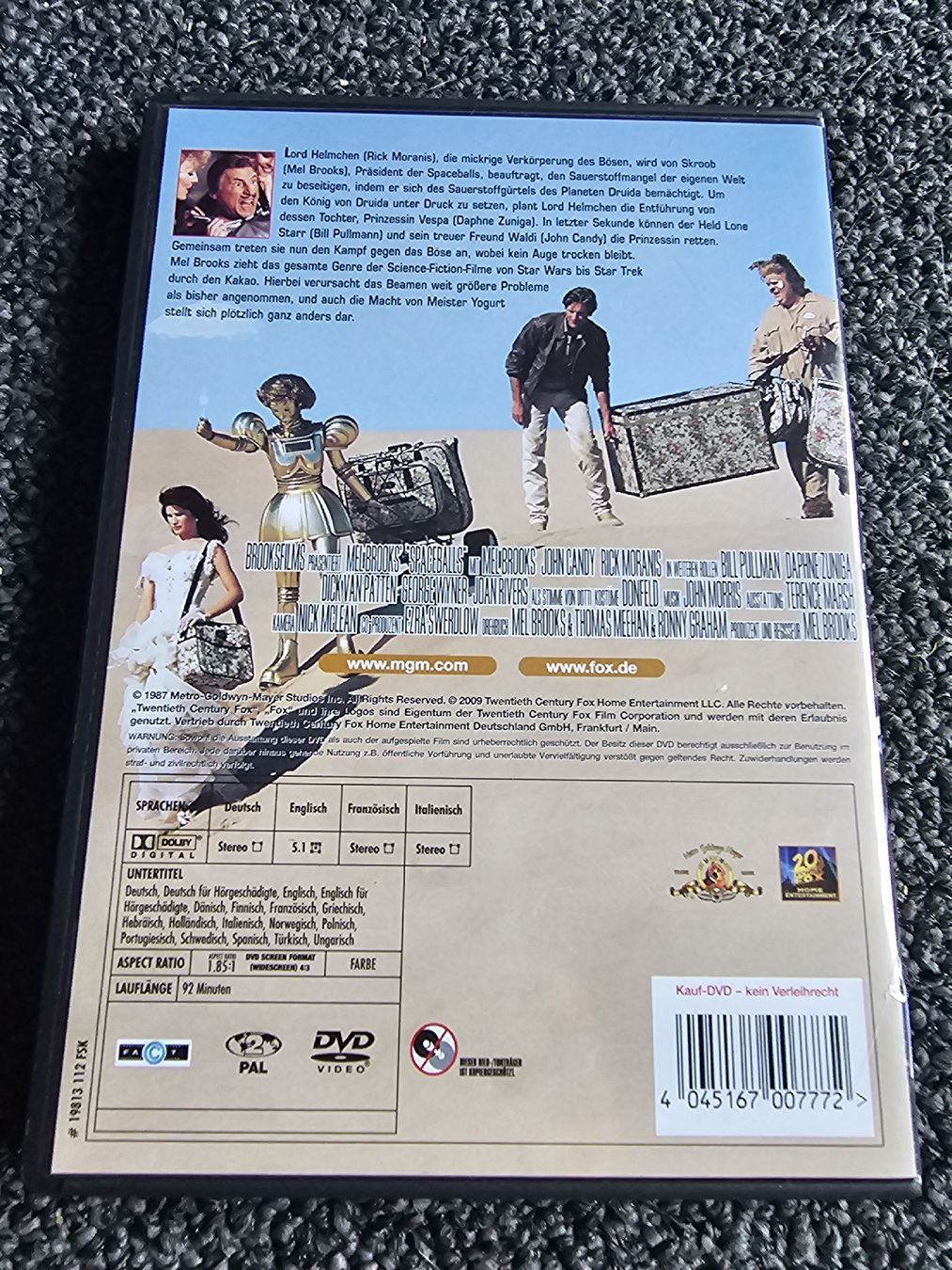 Tutti i DVDs: Spaceballs (22583) – Usato da Ruswil venduto da jan_bxl5 1