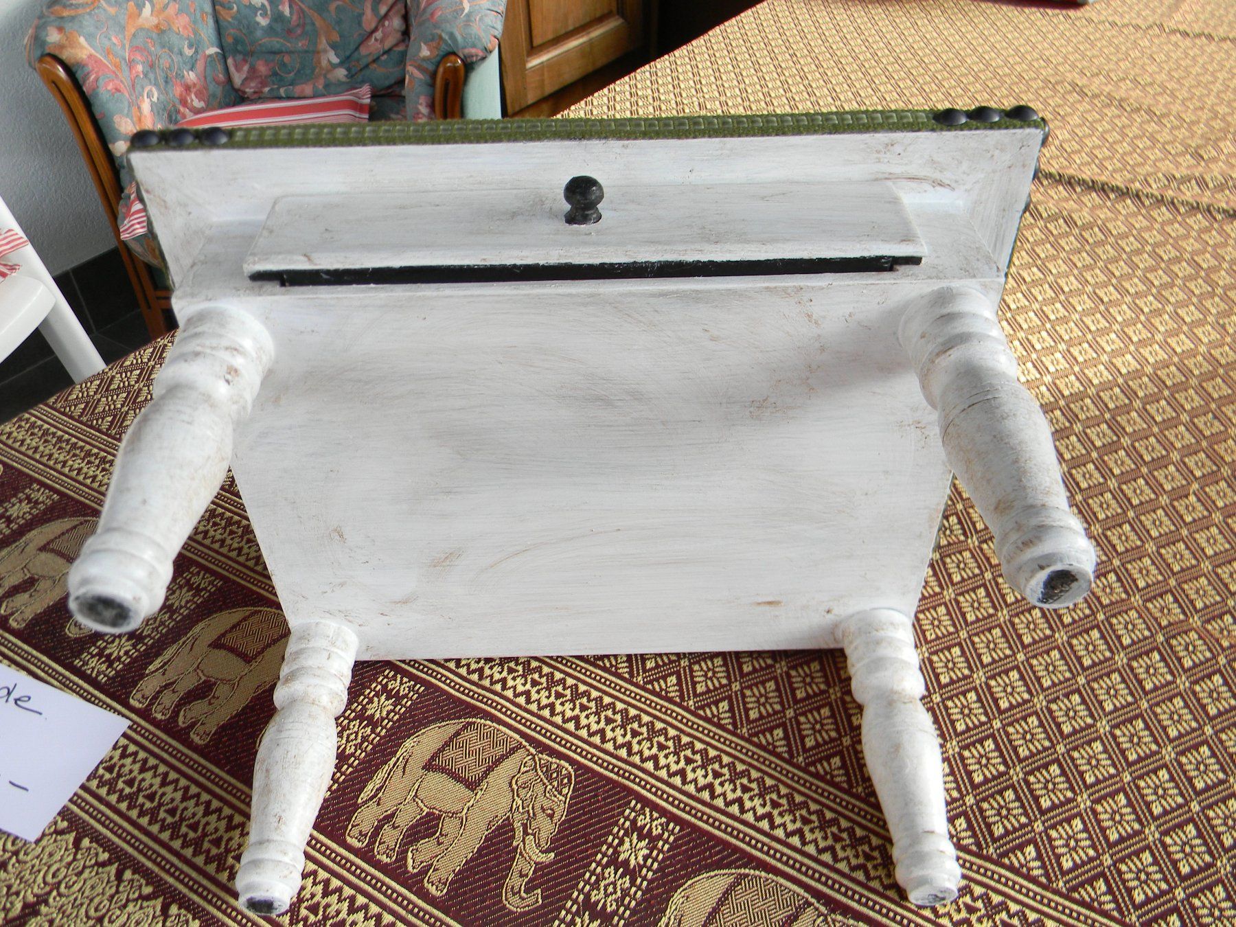 Sgabelli: ancien tabouret-coussin de dentelière restauré – Nuovo e nell'imballaggio originale da Bournens venduto da monique048 2