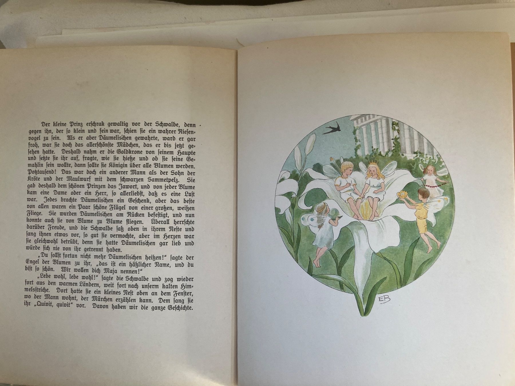 Libri: Däumelis`chen Märchen von Andersen  Bilder von Elsa Beskow – Usato da ZUERICH venduto da Carolus1 8