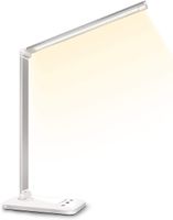 Schreibtischlampe Tischleuchte Leselampe LED dimmbar mit USB