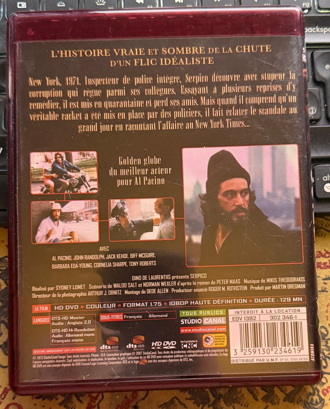 Tutti i DVDs: Serpico (1973) - HD-DVD – Usato da Semsales venduto da __Florian__ 2