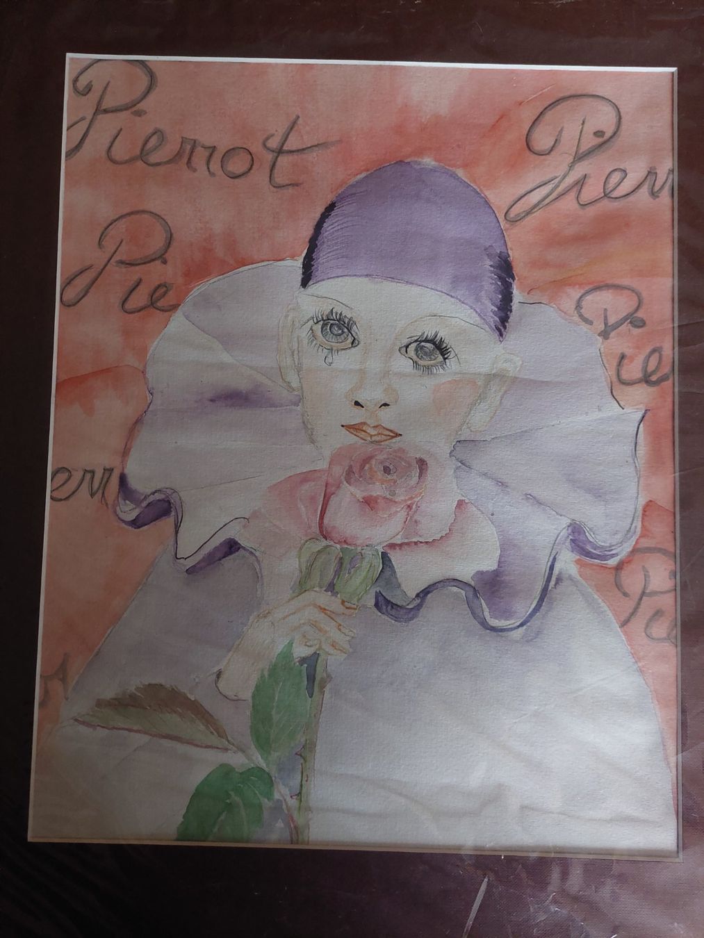 Poster & Bilder: Pierrot mit Rose – Neu (gemäss Beschreibung) aus Bretzwil von BH71