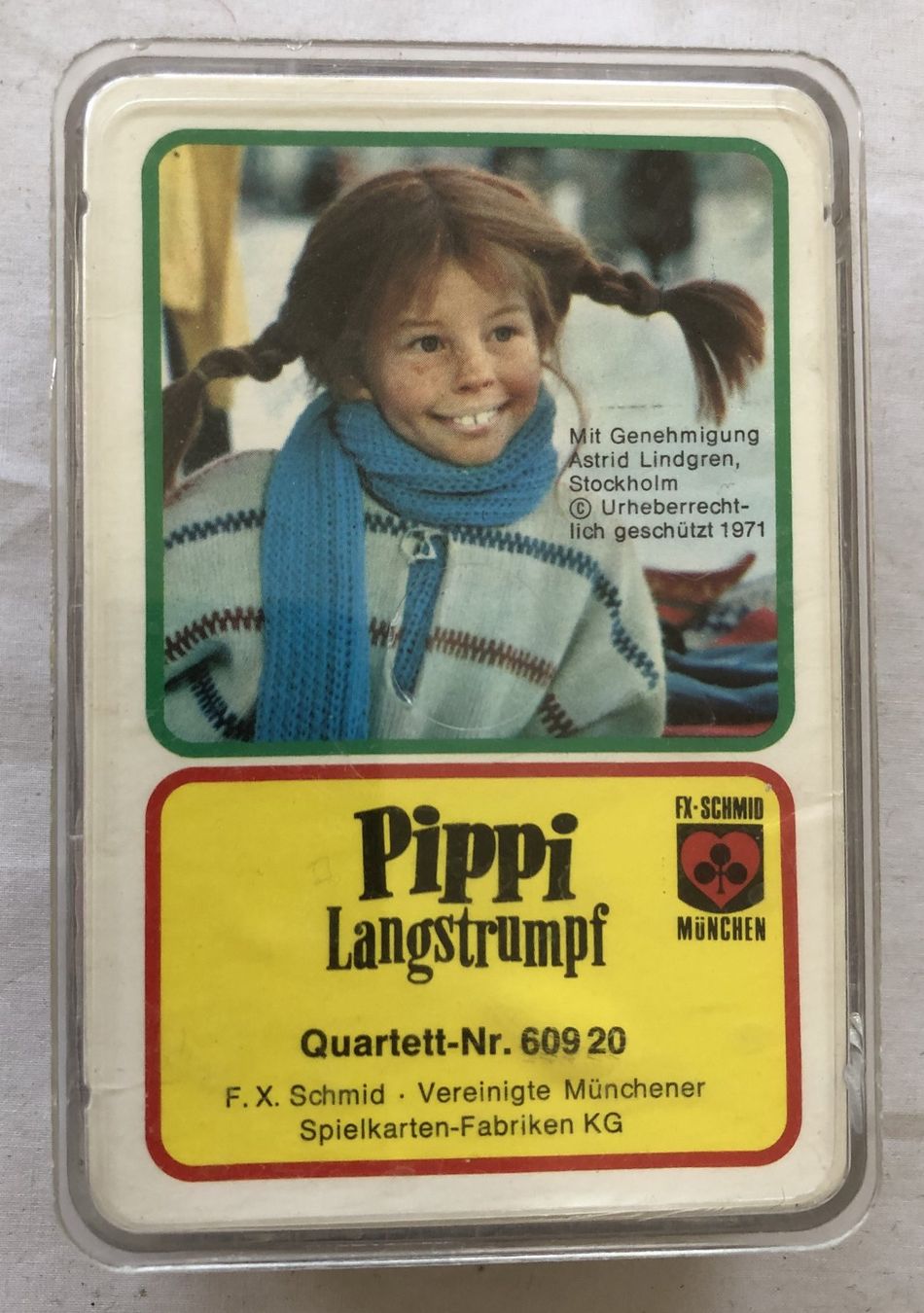 Giochi: Quartett - Pippi Langstrumpf - F.X.Schmid – Usato da Schaffhausen venduto da durruti