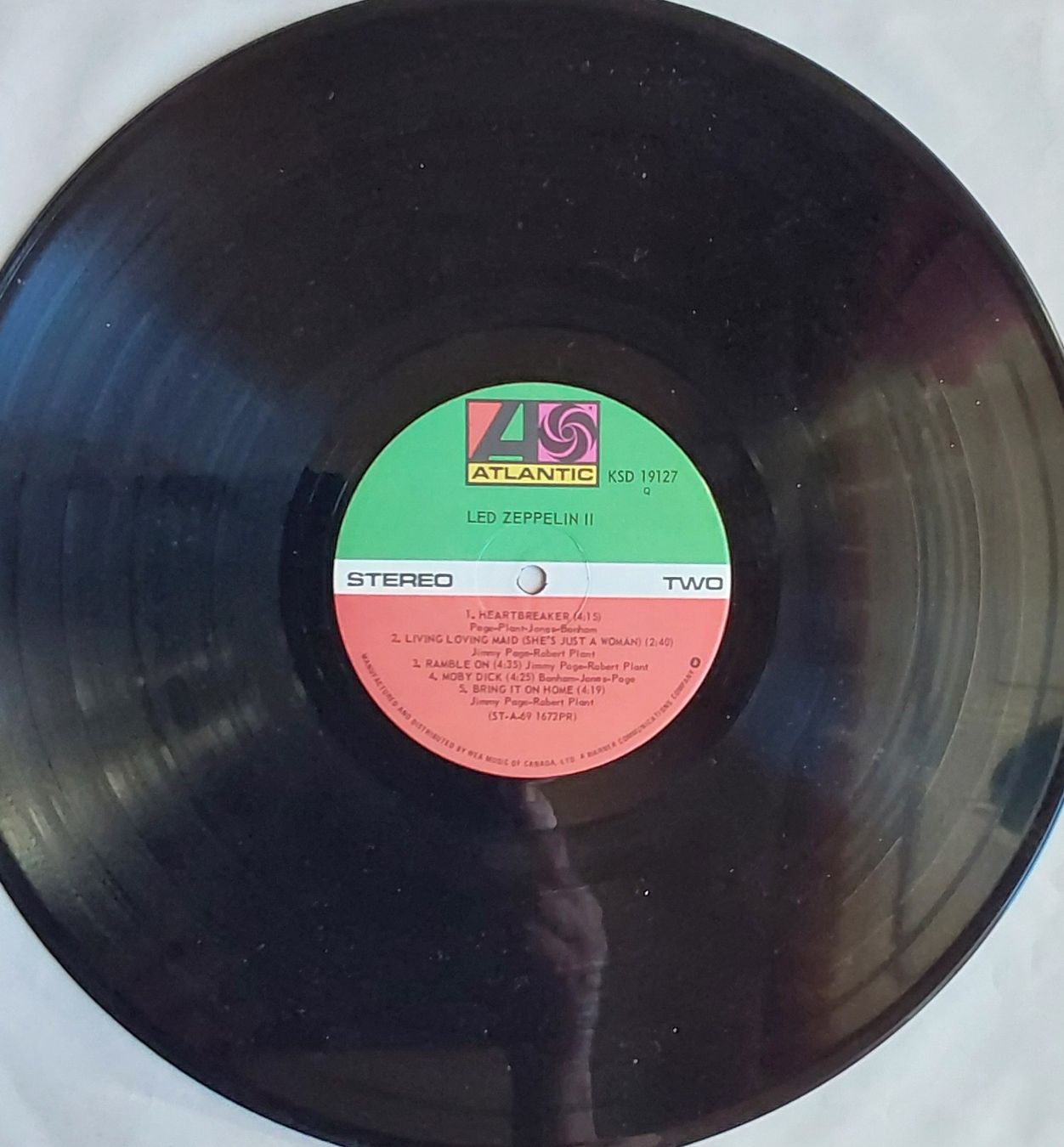Dischi in vinile: Vinyl LP - Led Zeppelin  - II - Canada 77 - VG+ – Usato da Villeret venduto da Fil11 4