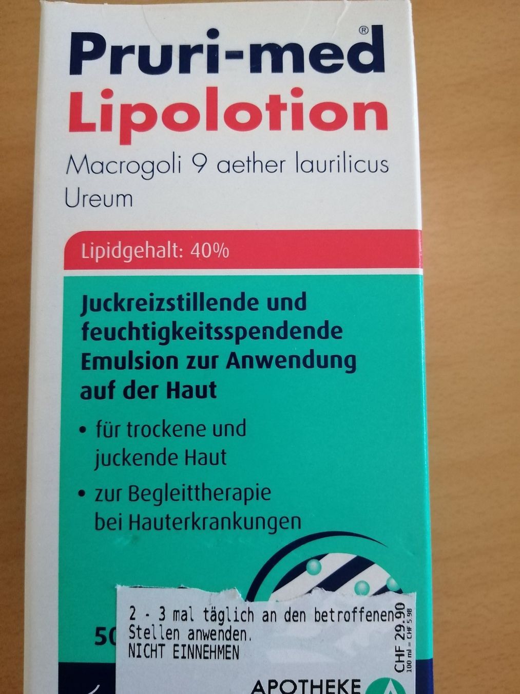 Altro per la cura del corpo: Pruri-med Lipolotion – Nuovo e nell'imballaggio originale da zufikon venduto da radar07 1