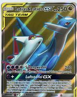 Pokemon Karte Latias & Latios GX Team Up Tag Team 2019