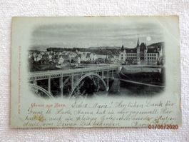 Litho, Gruss aus Bern nach Luzern