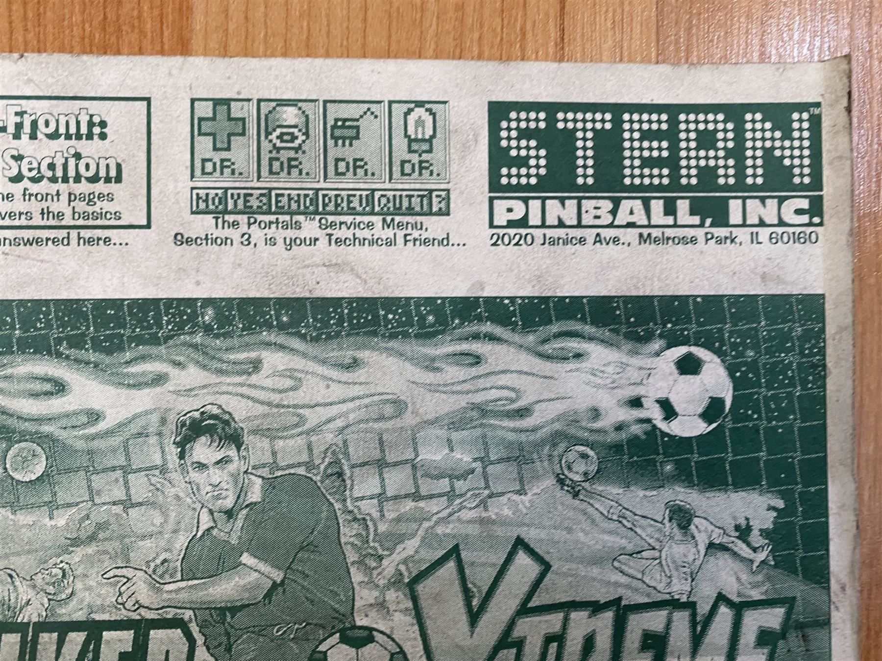 Stern Pinball Flipper: Original Flipper Handbuch Striker Xtreme – Usato da St.Gallen venduto da kingsamas 1