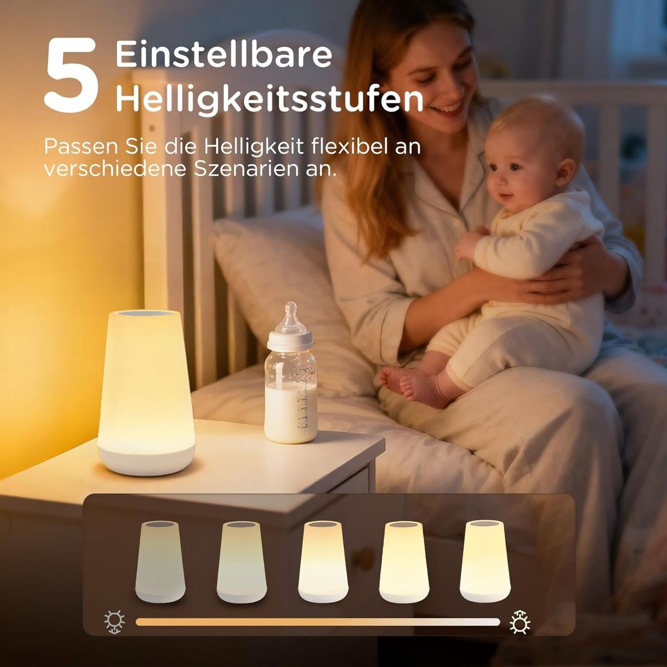Lampen: 2x LED Nachtlicht Touch dimmbar mit Akku – Neu und originalverpackt aus Nuglar von SmartLiving24 1