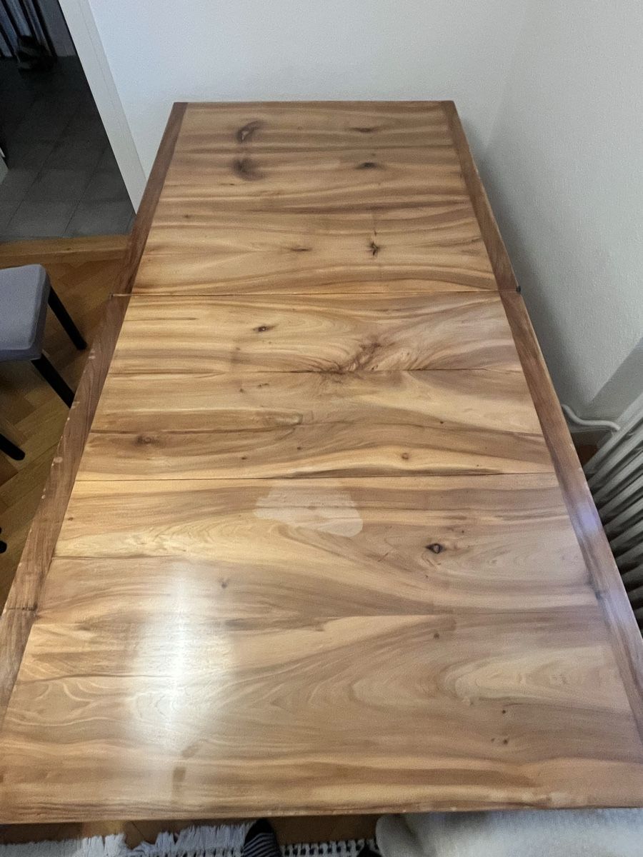 Tavoli: Table en bois massif vintage – Usato da Genève venduto da Majikamu 6