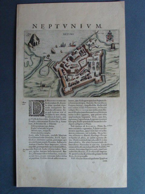 Cartine & Atlanti: NETTUNO ITALIEN JOHANNES BLEAU 1663 – Usato da Bern venduto da zilicchio