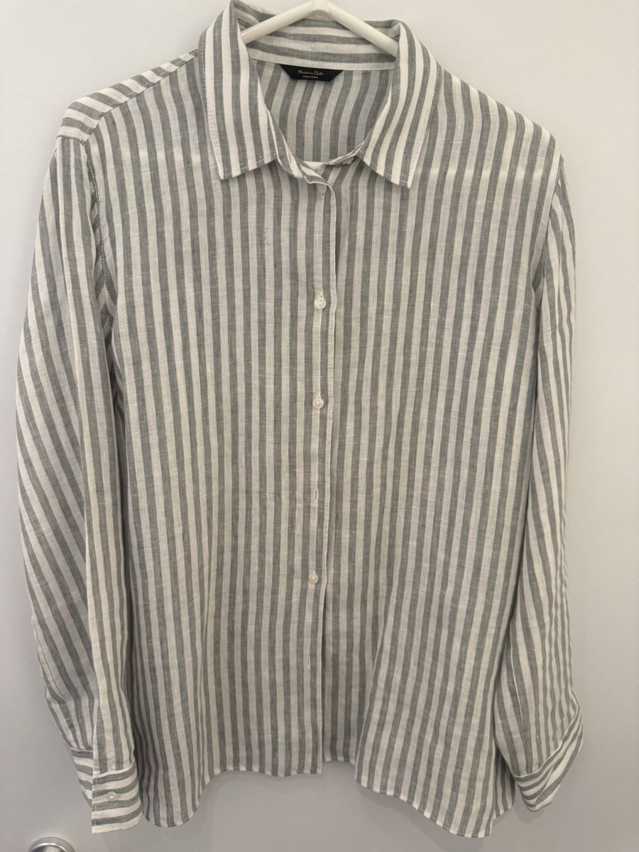 Massimo Dutti Camicette: Chemise en lin Massimo Dutti  – Nuovo (secondo la descrizione) da Vernier venduto da DubasNicole