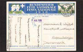 FDC Bundesfeierkarte 1930 , Nr. 51 ll , 1.Vlll.30 Dänemark