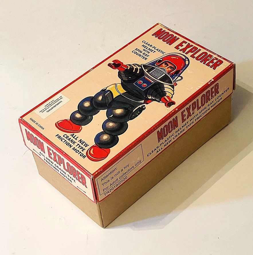 Giocattoli: Blech Roboter Moon Explorer Schylling Retro-Spielzeug – Usato da Duggingen venduto da nad_6yzh 6