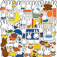50 kleine Aufkleber Sticker - Miffy