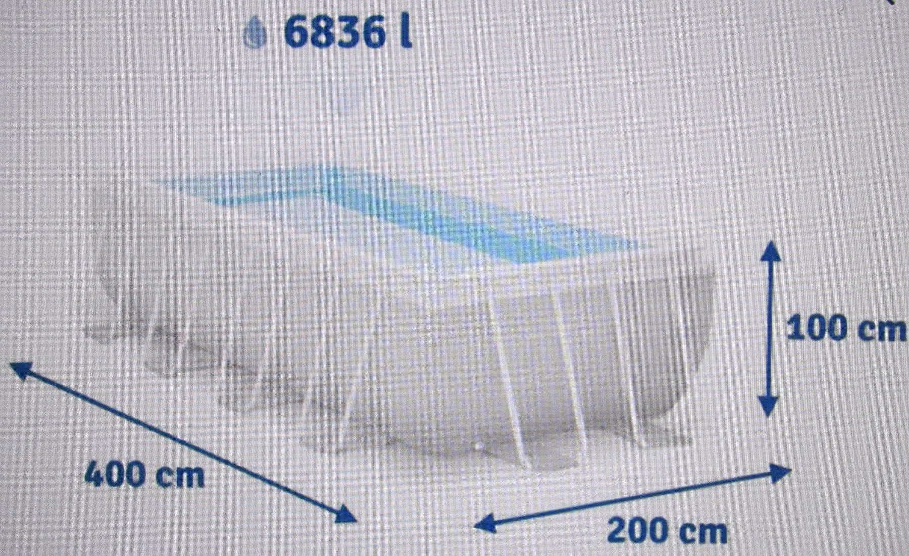 Intex Piscine: Intex Frame Pool 400x200x100 cm gebraucht – Usato da döttingen venduto da Gorbs1 2