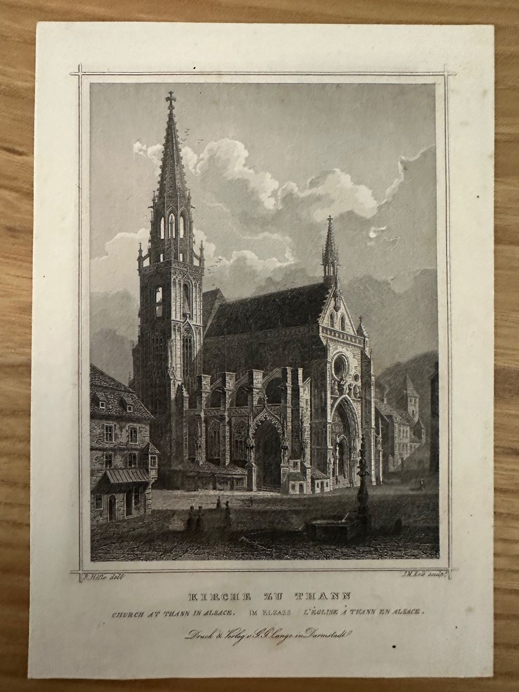 Incisioni: Kirche Thann Elsass Frankreich – Usato da Oberuzwil venduto da Crystall0 1
