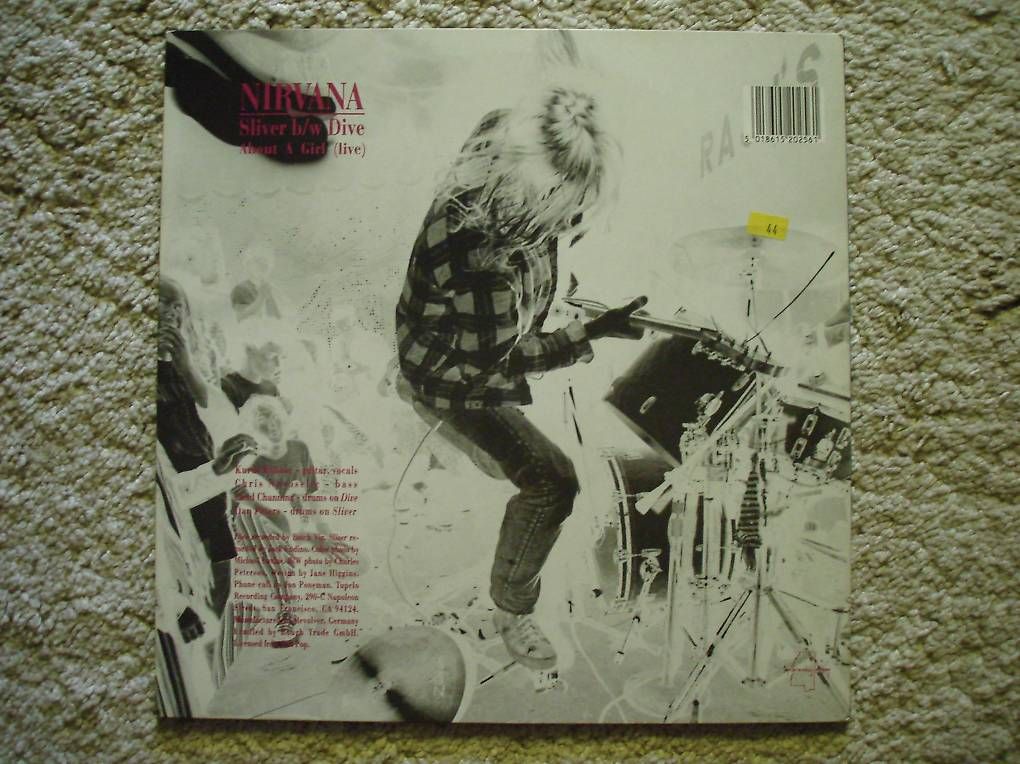 Vinyles: NIRVANA 12" MAXI SINGLE   ORIGINAL "SLIVER"   1991 – D'occasion à Niederweningen par tsnuk333 3