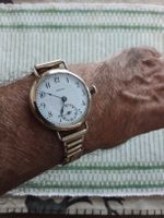 Année 1915Montre MINIMAX. TAVANNE carrure et bracelet pl or