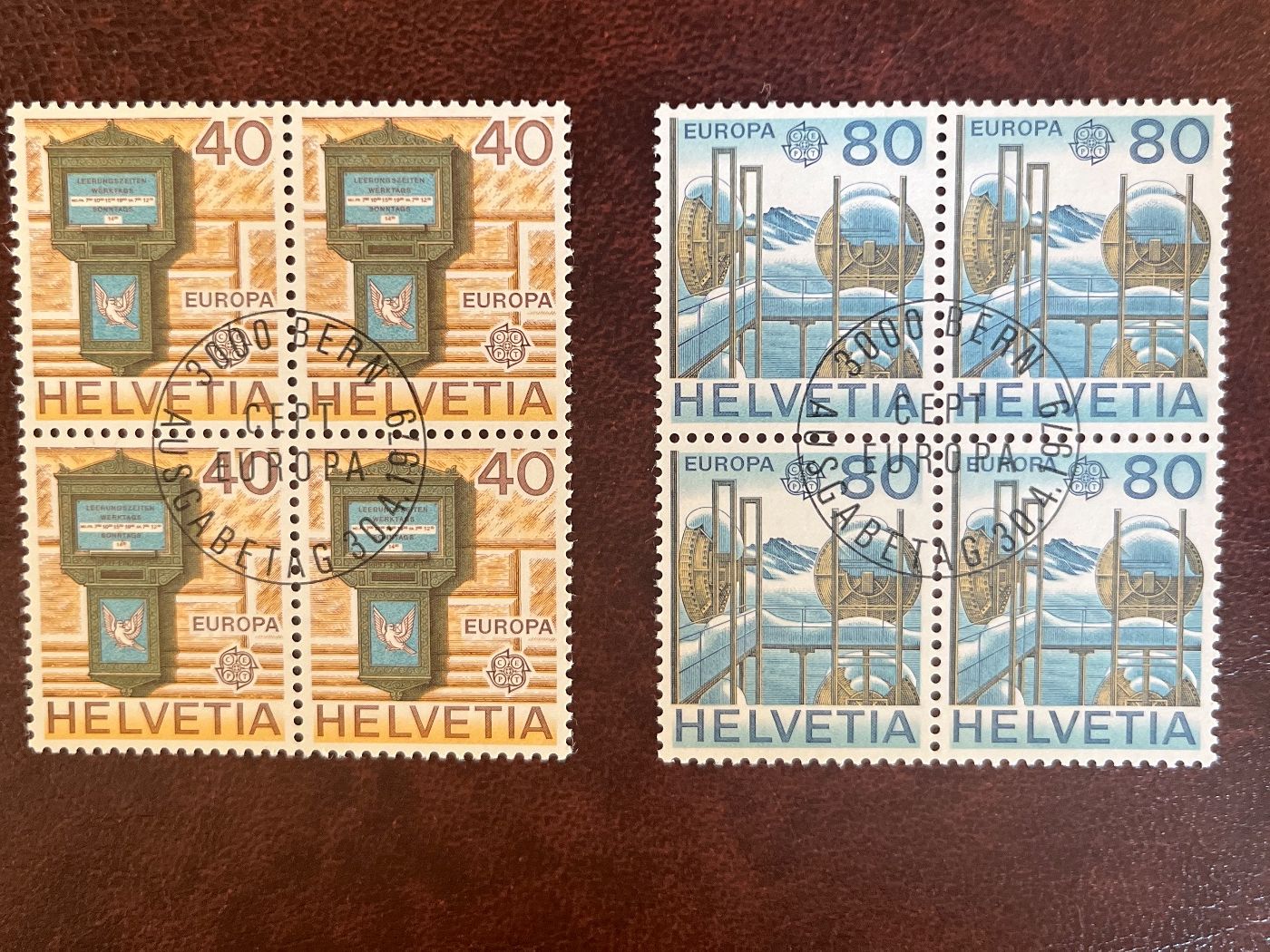 Alle Briefmarken: 1979 Europa 4erblock ET-Stempel – Neu (gemäss Beschreibung) aus Freidorf TG von ern_7s68