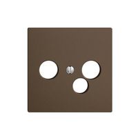 Frontplatte EDIZIOdue coffee für R/TV/NET, Feller