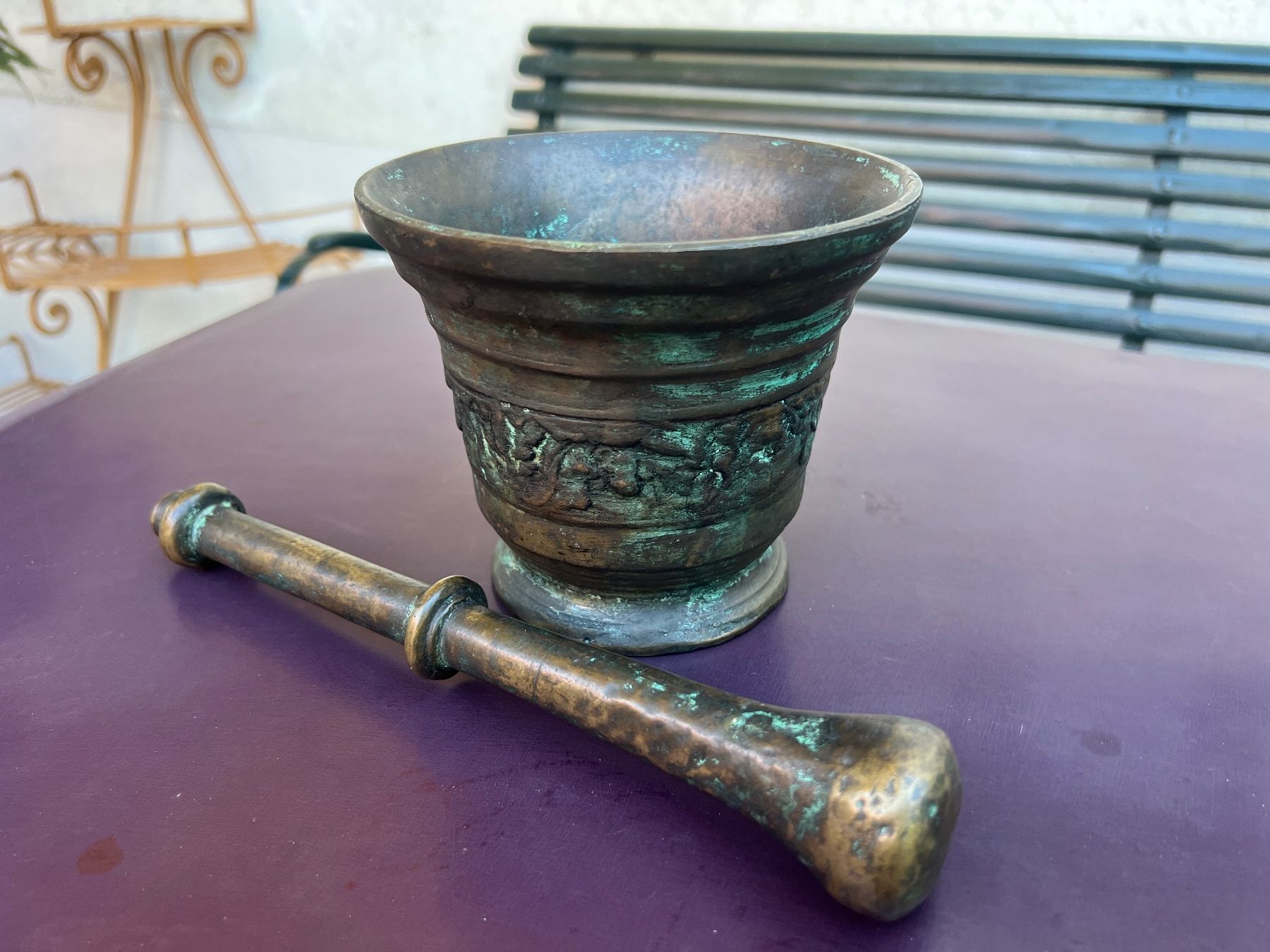 Altro per cucinare: Proantic - Bronze Mörser Handwerkskunst! – Usato da Otelfingen venduto da Yossi-68 1