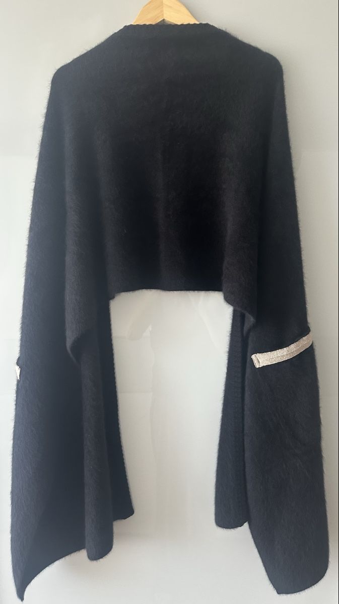 Foulard & Sciarpe: Max & Moi Schal mit Taschen schwarz – Nuovo (secondo la descrizione) da Hindelbank venduto da Surlie 1