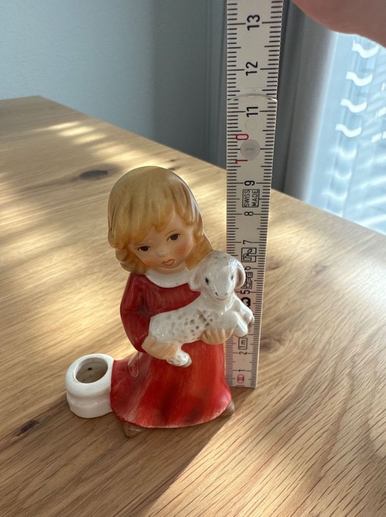 Statuette: Alter Goebel Engel mit Schäfchen, 1960er /1970er – Usato da Sarmenstorf venduto da Nathaliie_21 1