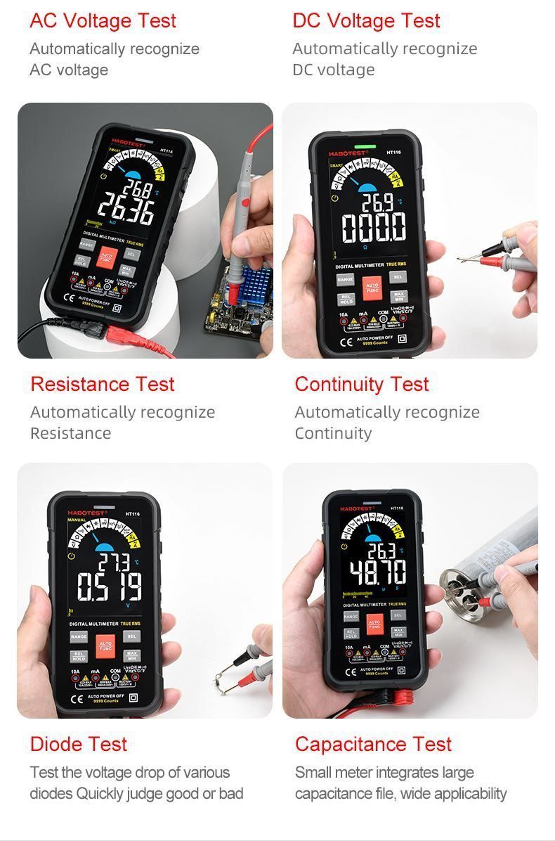Misurare: Multimeter Digital mit 9999  Zählungen – Nuovo (secondo la descrizione) da Thun venduto da nuonuo 3