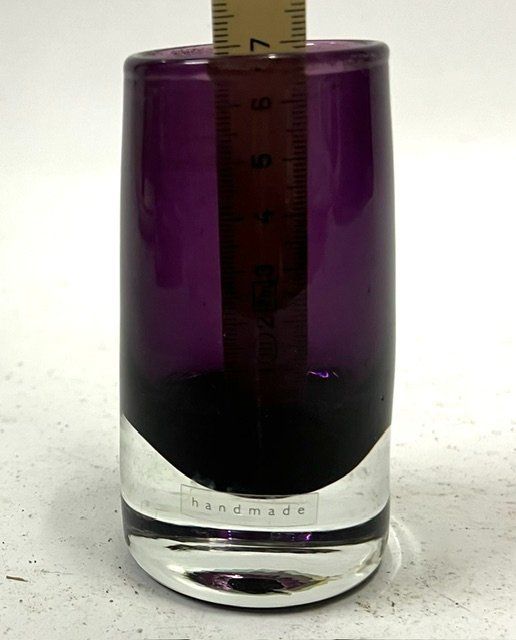 Murano Vasi & Recipienti: Kleine violette Glasvase handgemacht – Usato da Zürich venduto da gigimai67 8