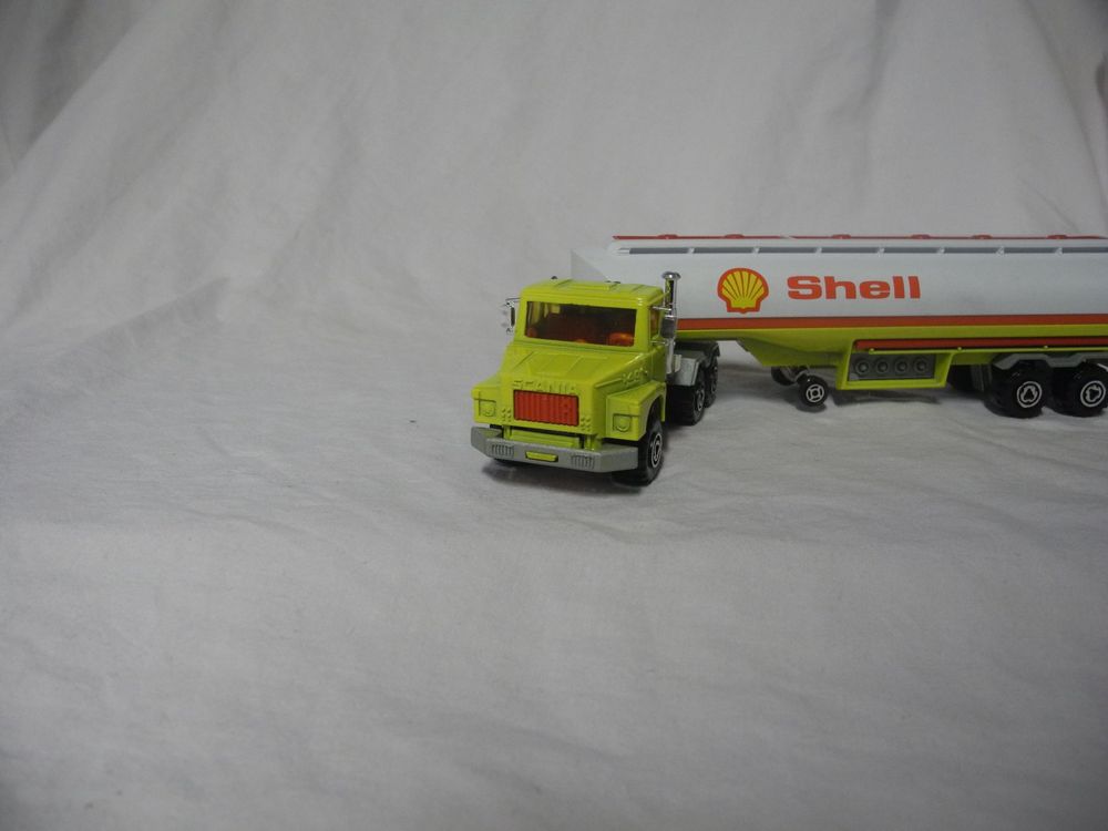MAJORETTE SCANIA SHELL TANKER NEUWERTIG 1:60 (Neuf (Voir description ...
