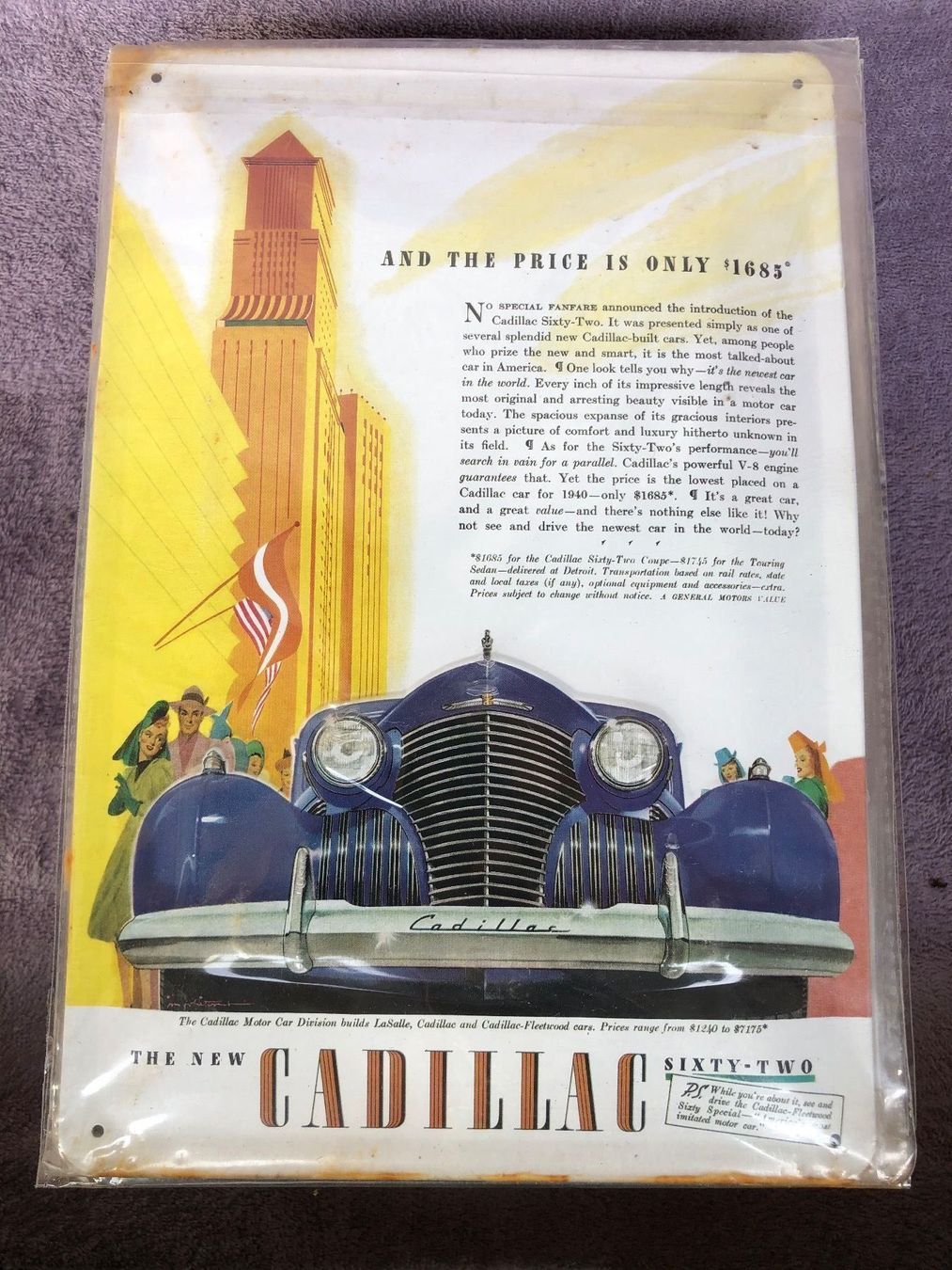 Insegne: Cadillac gm v16 v8 40s Oldtimer classic – Nuovo (secondo la descrizione) da Reinach AG venduto da rares75