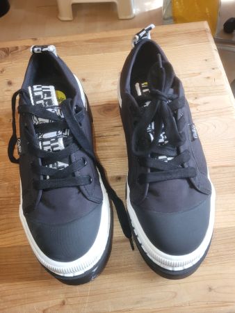 Buffalo Sneaker Schwarz Plateau Gr. 38 - Top Zustand!