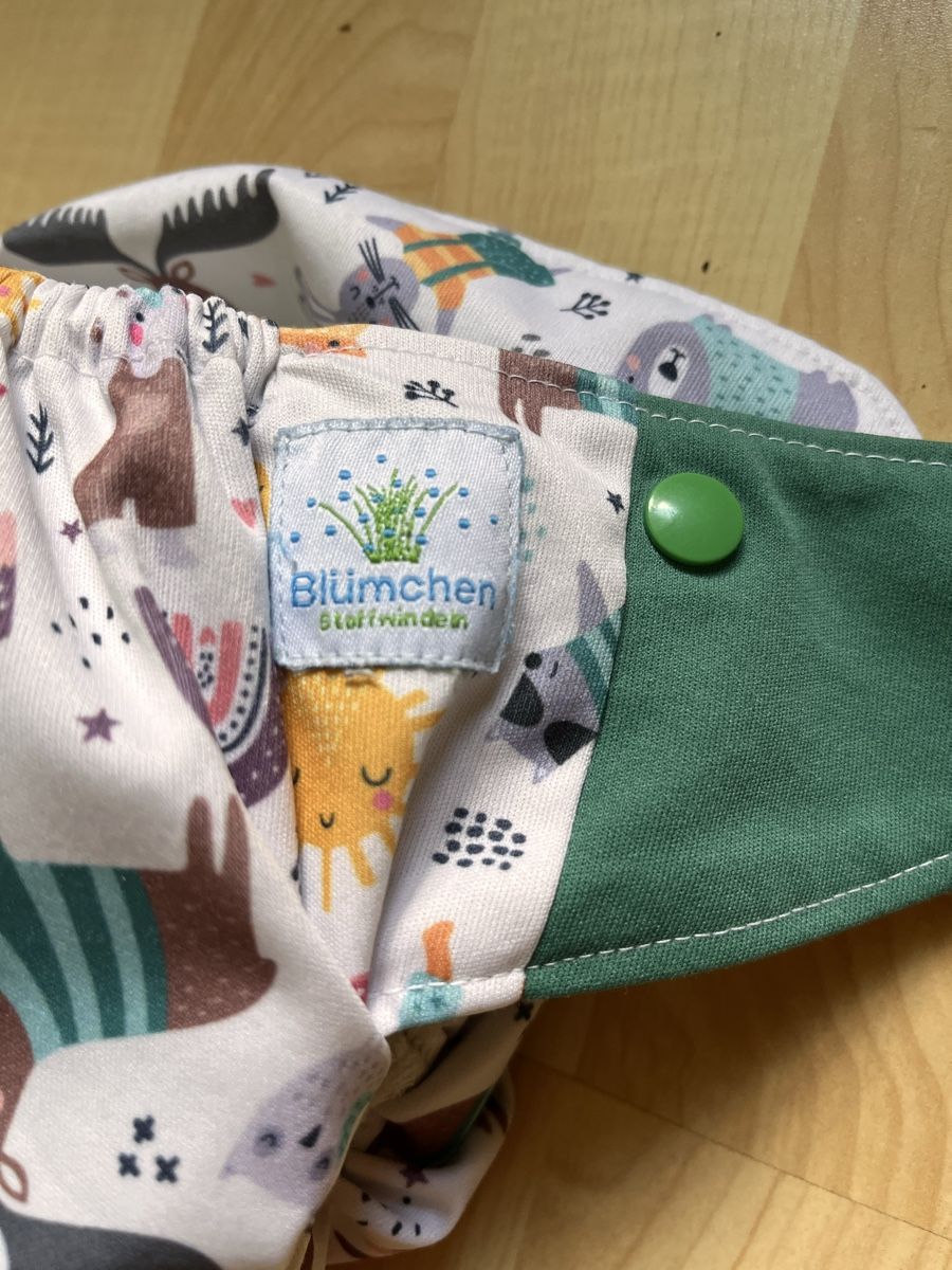 Windeleimer & Windeln: Blümchen All in One, Onesize – Gebraucht aus Langenbruck von Justine.V 1